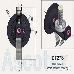 Đĩa tăng lực căng dây Ascotex DT27S – Disc Tensioner